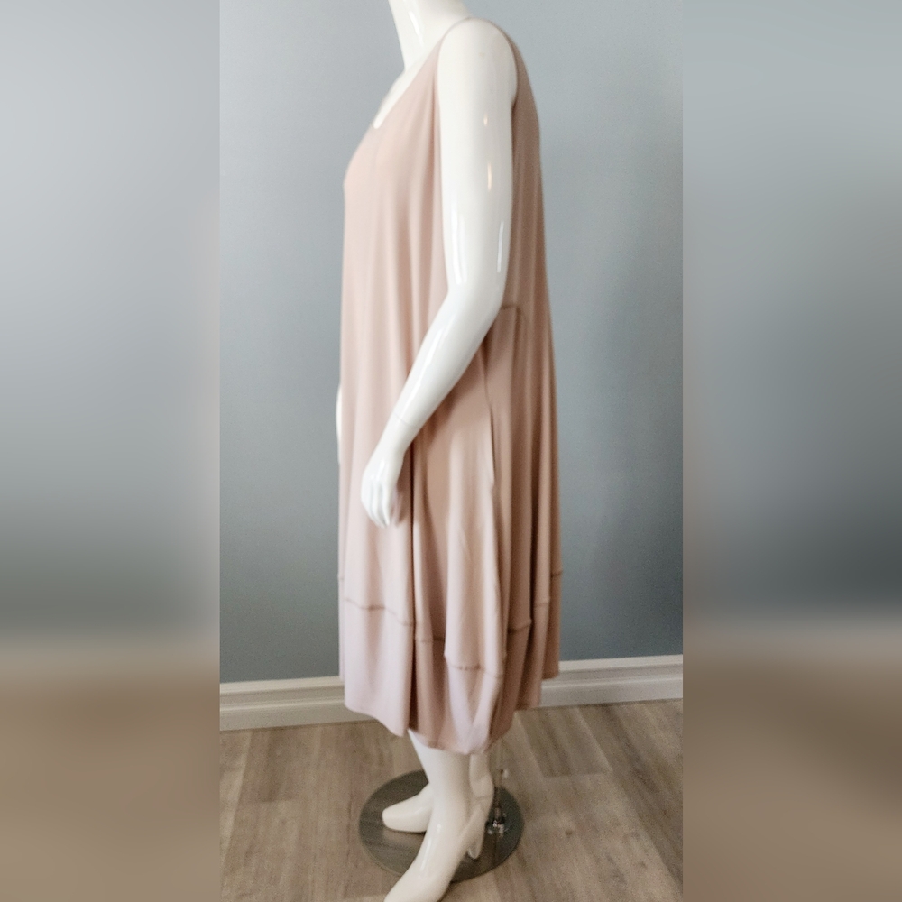 [3X] Marla Wynne Tan Tank Dress - Picture 2 of 13